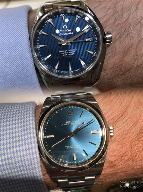 rolex oyster perpetual 39mm vs aqua terra|omega aqua terra vs Oyster Perpetual.